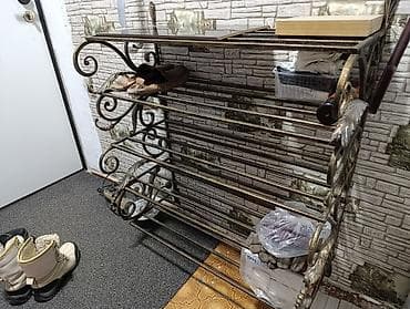 Ашкана үчүн текчелер: Продаю кованную обувную полку . длина 80см. высота 80см. ширина 30см lalafo.kg да — 2 Ашкана үчүн текчелер: Продаю кованную обувную полку . длина 80см. высота 80см. ширина 30см — 2