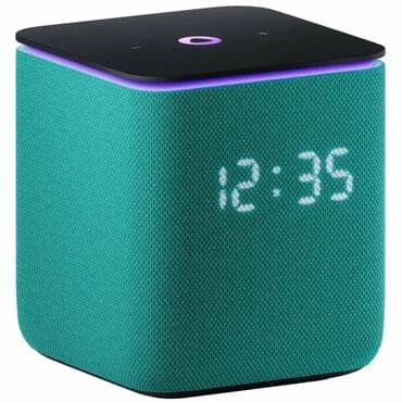 Умная колонка с часами и подсветкой - Компактный кубический корпус в at lalafo.kg Умная колонка с часами и подсветкой - Компактный кубический корпус в