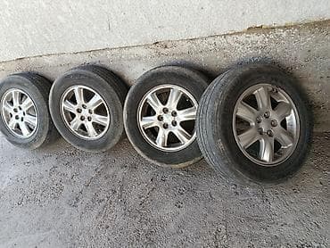 Колеса в сборе 205 / 70 / R 15, Лето, Комплект, Литые, отверстий - 5 at lalafo.kg Колеса в сборе 205 / 70 / R 15, Лето, Комплект, Литые, отверстий - 5