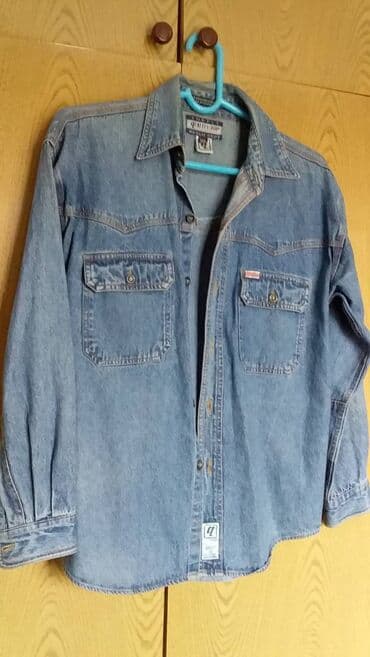 Рубашка, цвет - Синий, Б/у at lalafo.kg Рубашка, цвет - Синий, Б/у