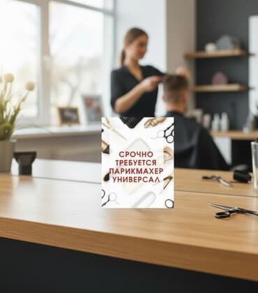 Парикмахер Универсал. Процент. Джал мкр (в т.ч. Верхний, Нижний, Средний) at lalafo.kg Парикмахер Универсал. Процент. Джал мкр (в т.ч. Верхний, Нижний, Средний)