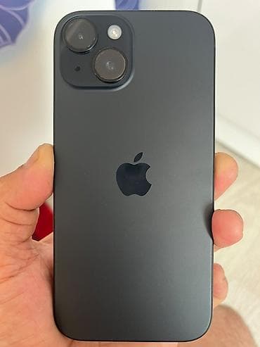 IPhone 15, Б/у, 128 ГБ, Black Titanium, Чехол, Кабель, Коробка, 80 % at lalafo.kg IPhone 15, Б/у, 128 ГБ, Black Titanium, Чехол, Кабель, Коробка, 80 %
