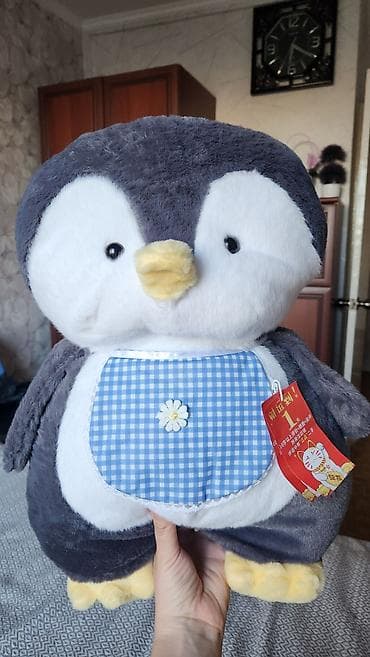 Игрушка, Мягкая игрушка, плюшевая игрушка – пингвин. Абсолютно новый at lalafo.kg Игрушка, Мягкая игрушка, плюшевая игрушка – пингвин. Абсолютно новый