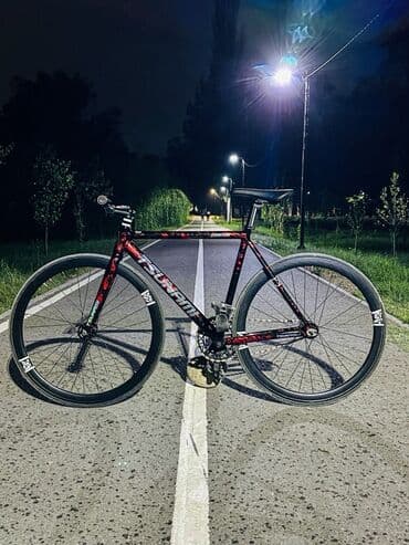 Шоссейный велосипед, Tsunami, Рама M (156 - 178 см), Б/у at lalafo.kg Шоссейный велосипед, Tsunami, Рама M (156 - 178 см), Б/у