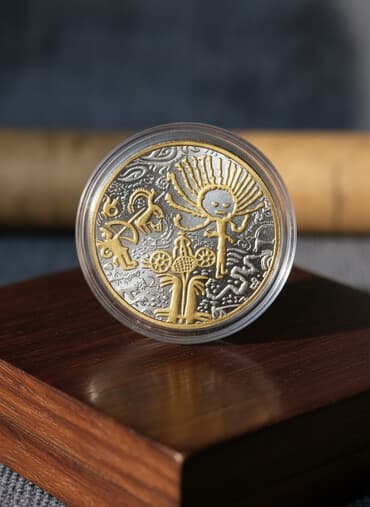 "Саймалуу Таш" сделана из высококачественной бронзы, покрыта сусальным at lalafo.kg "Саймалуу Таш" сделана из высококачественной бронзы, покрыта сусальным