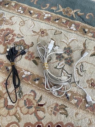 Цена за все !! Набор кабелей для зарядки и синхронизации (разные at lalafo.kg Цена за все !! Набор кабелей для зарядки и синхронизации (разные