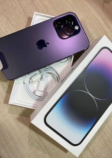IPhone 14 Pro, Deep Purple, Коробка at lalafo.kg IPhone 14 Pro, Deep Purple, Коробка