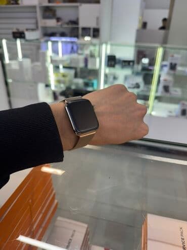 Apple Watch 6 series 44mm Состоянии идеальное 🔥 Стальная версия золото at lalafo.kg Apple Watch 6 series 44mm Состоянии идеальное 🔥 Стальная версия золото