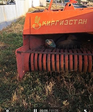 Пресс-подборщик «Киргизстан» (поршневой, тюковый) - Тип at lalafo.kg Пресс-подборщик «Киргизстан» (поршневой, тюковый) - Тип