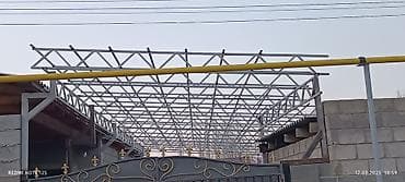 Металл тосмолор: Металлическая конструкция для навеса, выполненная из прочного профиля lalafo.kg да — 8 Металл тосмолор: Металлическая конструкция для навеса, выполненная из прочного профиля — 8