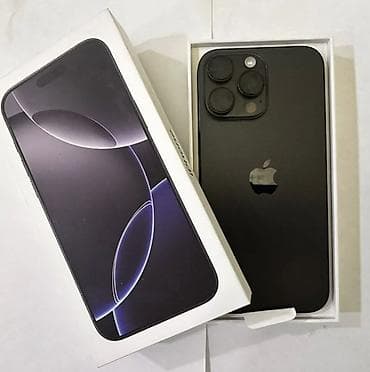 IPhone 16 Pro Max, Б/у, Black Titanium, Кабель at lalafo.kg IPhone 16 Pro Max, Б/у, Black Titanium, Кабель
