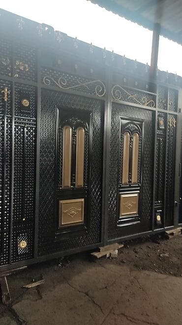 Жылма дарбазалар: Вороты для дома вналичии и на заказ lalafo.kg да — 1 Жылма дарбазалар: Вороты для дома вналичии и на заказ — 1