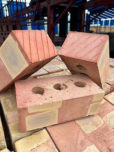 Пустотелый, дырчатый, Жженый кирпич, 250x120x90 at lalafo.kg Пустотелый, дырчатый, Жженый кирпич, 250x120x90