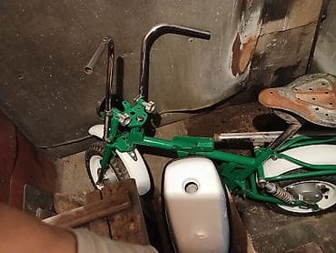 Мини-мотоцикл (мопед) в разборе, проект для реставрации/сборки at lalafo.kg Мини-мотоцикл (мопед) в разборе, проект для реставрации/сборки