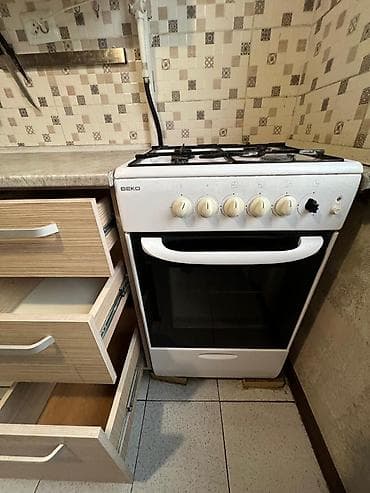 Кухонный гарнитур, Б/у, цвет - Бежевый, ДСП, Бесплатная доставка at lalafo.kg — 4 Кухонный гарнитур, Б/у, цвет - Бежевый, ДСП, Бесплатная доставка — 4