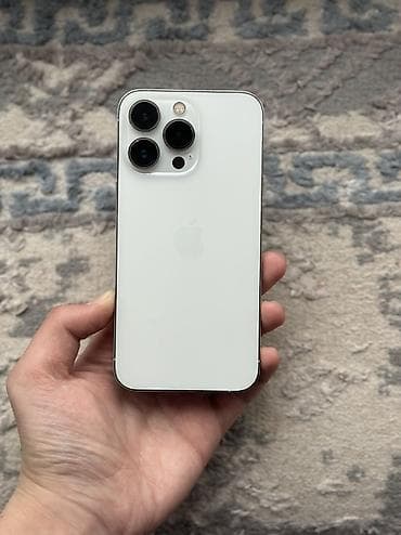 IPhone 13 Pro, Б/у, 128 ГБ, Серебристый, 81 % at lalafo.kg IPhone 13 Pro, Б/у, 128 ГБ, Серебристый, 81 %