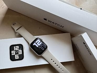 Apple Watch SE 2- генерации (алюминиевый корпус, светлый спортивный at lalafo.kg Apple Watch SE 2- генерации (алюминиевый корпус, светлый спортивный
