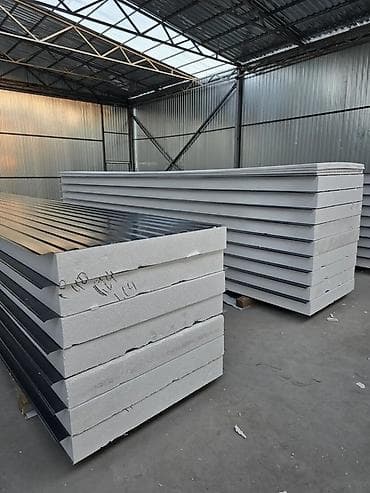 Толь: Сэндвич‑панели для строительства и утепления Описание: - Трехслойные at lalafo.kg — 8 Толь: Сэндвич‑панели для строительства и утепления Описание: - Трехслойные — 8