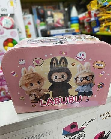Игровой набор LABUBU — чайный сервиз в чемоданчике, 36 предметов. Что at lalafo.kg Игровой набор LABUBU — чайный сервиз в чемоданчике, 36 предметов. Что