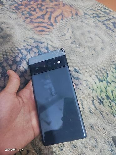 Google Pixel 6, Б/у, 128 ГБ, цвет - Черный at lalafo.kg Google Pixel 6, Б/у, 128 ГБ, цвет - Черный