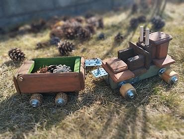 Claas тракторлор: Деревянный игрушечный тягач с прицепом. - Ручная работа из lalafo.kg да — 5 Claas тракторлор: Деревянный игрушечный тягач с прицепом. - Ручная работа из — 5