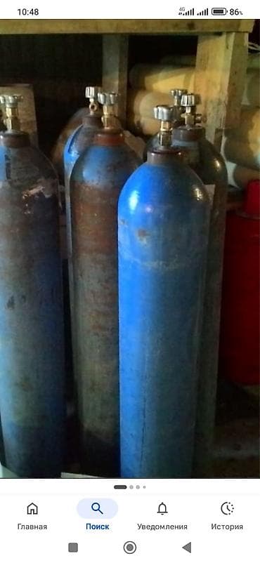 Промышленный газовый баллон, Объем баллона: 50 л, Применение: Сварка и резка at lalafo.kg Промышленный газовый баллон, Объем баллона: 50 л, Применение: Сварка и резка