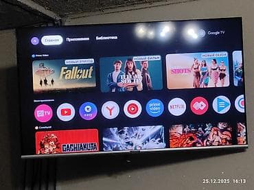 Смарт‑телевизор с Google TV - Диагональ экрана: примерно 55–65 дюймов at lalafo.kg Смарт‑телевизор с Google TV - Диагональ экрана: примерно 55–65 дюймов