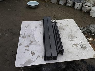 Складной походный стол, Новый, Железо, цвет - Черный at lalafo.kg Складной походный стол, Новый, Железо, цвет - Черный