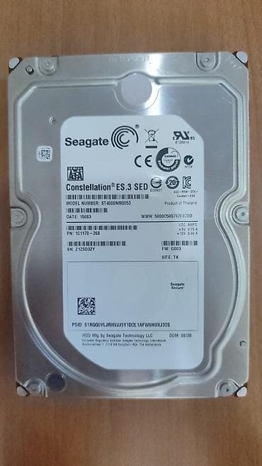 Накопитель, Новый, Seagate, HDD, 4 ТБ, 3.5", Для сервера at lalafo.kg Накопитель, Новый, Seagate, HDD, 4 ТБ, 3.5", Для сервера