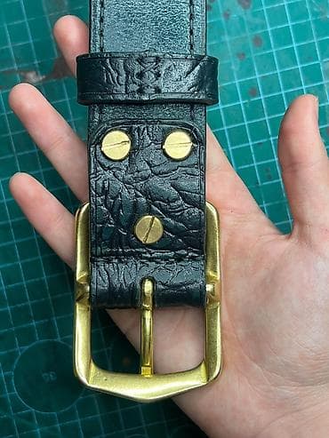 Ремень, Другой бренд, Материал: Натуральная кожа, Мужские at lalafo.kg — 3 Ремень, Другой бренд, Материал: Натуральная кожа, Мужские — 3