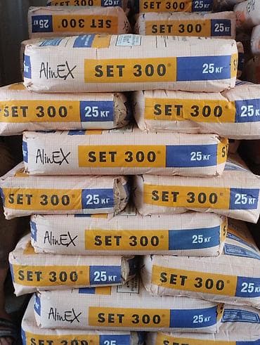 Set 300 кафелный клей ALINEX at lalafo.kg Set 300 кафелный клей ALINEX