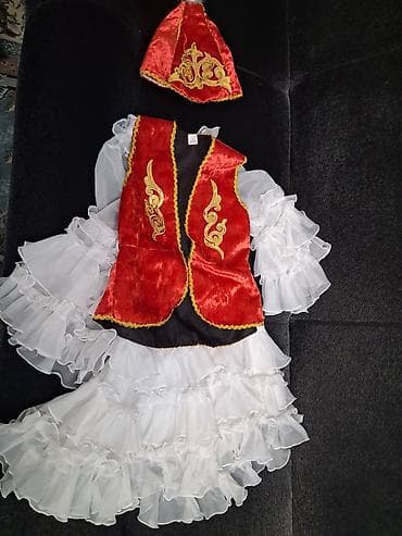 Детский национальный костюм (казахский стиль) на 7-9 лет. Цена 2900 at lalafo.kg Детский национальный костюм (казахский стиль) на 7-9 лет. Цена 2900