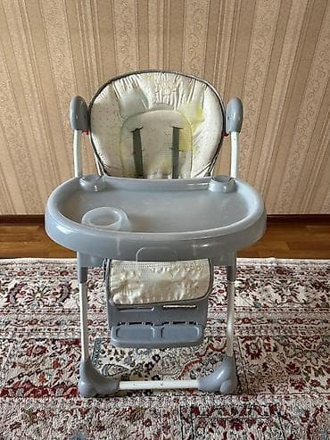 Стульчик для кормления, Другой бренд, Пластик, Другой вид, цвет - Серый at lalafo.kg Стульчик для кормления, Другой бренд, Пластик, Другой вид, цвет - Серый