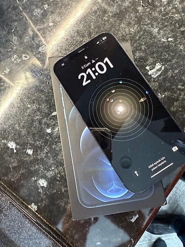 IPhone 12 Pro Max, Б/у, 256 ГБ, Blue Titanium, Чехол, Коробка, Зарядное устройство, 77 % at lalafo.kg IPhone 12 Pro Max, Б/у, 256 ГБ, Blue Titanium, Чехол, Коробка, Зарядное устройство, 77 %