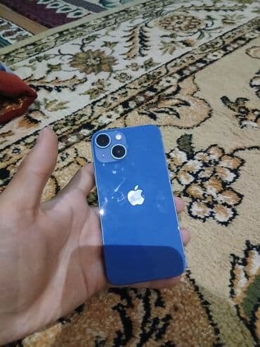 IPhone 13 mini, Б/у, 128 ГБ, Синий, Защитное стекло, 73 % at lalafo.kg IPhone 13 mini, Б/у, 128 ГБ, Синий, Защитное стекло, 73 %