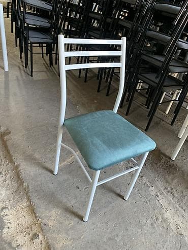 Кафе, ресторандар үчүн отургуч, Темир, түсү - Ак lalafo.kg да — 7 Кафе, ресторандар үчүн отургуч, Темир, түсү - Ак — 7