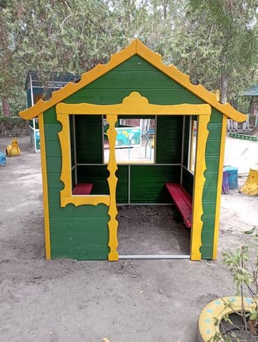 Детский домик! Наша новая модель! Изготавливаем на заказ. Любые at lalafo.kg Детский домик! Наша новая модель! Изготавливаем на заказ. Любые