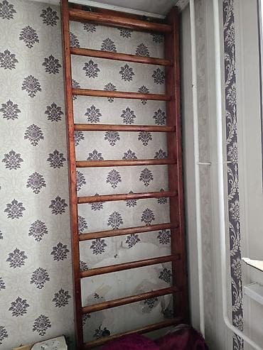 Деревянная шведская стенка для дома - Материал: массив дерева lalafo.kg да Деревянная шведская стенка для дома - Материал: массив дерева