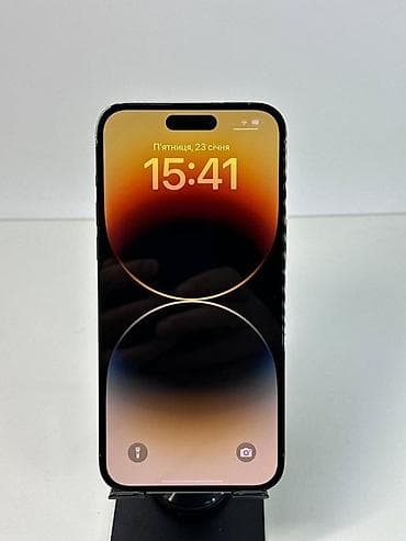 IPhone 14 Pro, Б/у, 128 ГБ, Jet Black, 78 % at lalafo.kg IPhone 14 Pro, Б/у, 128 ГБ, Jet Black, 78 %