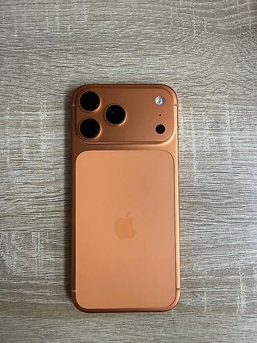 IPhone 17 Pro Max, Б/у, 256 ГБ, Оранжевый, Защитное стекло, Чехол, Кабель, В рассрочку, 100 % at lalafo.kg IPhone 17 Pro Max, Б/у, 256 ГБ, Оранжевый, Защитное стекло, Чехол, Кабель, В рассрочку, 100 %