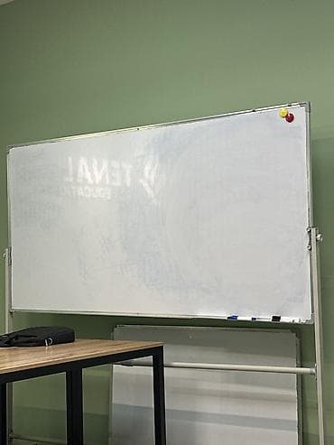 Большая магнитно-маркерная доска для офиса/класса. - Поверхность at lalafo.kg Большая магнитно-маркерная доска для офиса/класса. - Поверхность