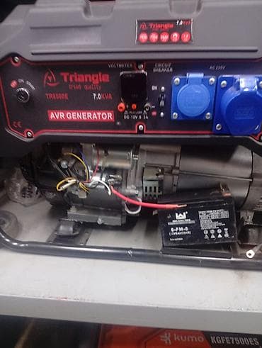 Бензиновый генератор Triangle TR8500E, 7.0 kVA, с автоматическим at lalafo.kg Бензиновый генератор Triangle TR8500E, 7.0 kVA, с автоматическим