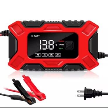 Зарядное устройство 12V, 6А, автоматическое, новое для автомобильного at lalafo.kg Зарядное устройство 12V, 6А, автоматическое, новое для автомобильного