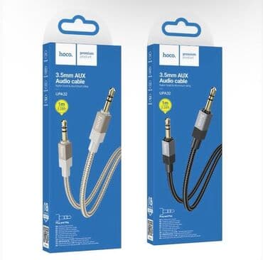 UPA32 Clever, AUX аудио кабель 3.5мм штекер на 3.5мм штекер, Hi-Fi at lalafo.kg UPA32 Clever, AUX аудио кабель 3.5мм штекер на 3.5мм штекер, Hi-Fi