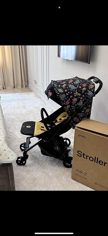 Коляска, Anex, цвет - Черный, Б/у, Самовывоз at lalafo.kg Коляска, Anex, цвет - Черный, Б/у, Самовывоз