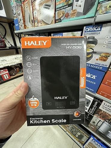 Электронные кухонные весы HALEY HY-5018 - Максимальная нагрузка: 5000 at lalafo.kg Электронные кухонные весы HALEY HY-5018 - Максимальная нагрузка: 5000