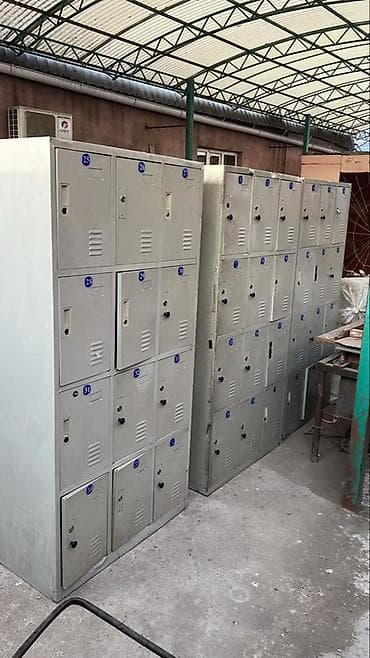 Шкаф для раздевалки, Б/у, Железо, Самовывоз at lalafo.kg Шкаф для раздевалки, Б/у, Железо, Самовывоз