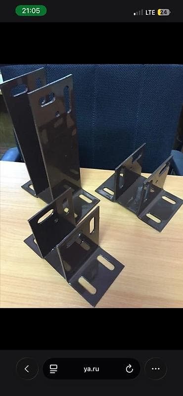 Бурамалар: Кронштейны опорные металлические для крепления стоек/балок - lalafo.kg да — 2 Бурамалар: Кронштейны опорные металлические для крепления стоек/балок - — 2