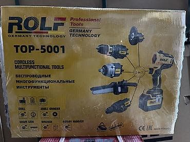 ROLF TOP-5001 — беспроводной многофункциональный набор инструментов lalafo.kg да ROLF TOP-5001 — беспроводной многофункциональный набор инструментов