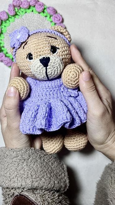 Бонбоньеркалар: Очаровательная вязаная мишка с аксессуарами! 🌸 Идеальный подарок для lalafo.kg да — 1 Бонбоньеркалар: Очаровательная вязаная мишка с аксессуарами! 🌸 Идеальный подарок для — 1